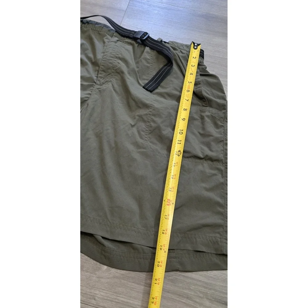 LL Bean Crest Shorts Men's Outdoor Hiking Olive Green Size XL Nylon